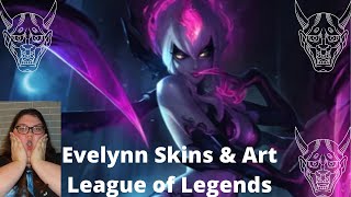 Evelynn: The Splash Art of League of Legends Reaction (Boo#16!)