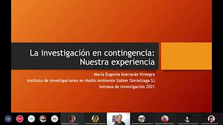 Conversatorio La investigación en contingencia