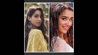 Nora fatehi Vs Shraddha kapoor same reaction pics who is best tell in com