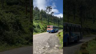 Beautiful bus route through hills #nilgiris #bus