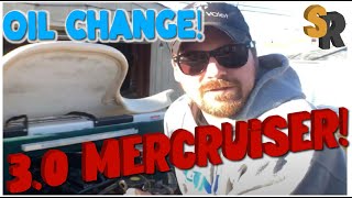 Boat Maintenance With Matt (Oil change on a 3.0 Mercruiser) | Sizzle Rock