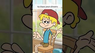 Never too late to chase your dreams (Animation meme)#shorts