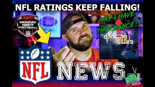 NFL NEWS:  Monday Night Football Ratings Down OVER 20%!