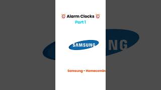 Alarm Clocks #apple #samsung #classic #radar #homecoming