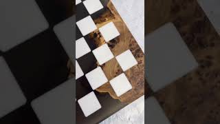 Шахматы из дерева и эпоксидной смолы a2inhome.ru #шахматы #chess #epoxy #epoxyideas #epoxywood