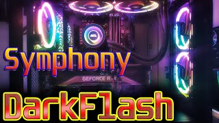 DarkFlash Symphony TR240 ARGB AIO Liquid Cooler + Intel Core i5 8600k @4800 Mhz