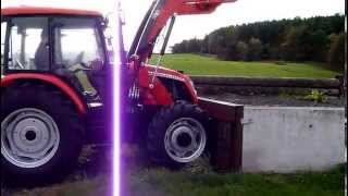 Zetor Major 80 Tractor Driving Up A Wall