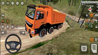 off road heavy Transport material supply truck driving l bus simulator indo.