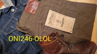 Unboxing and first impression - ONI246-OLOL #selvage #denim