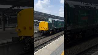 37608 ‘Andromeda’ erupting through Derby #37608 #tones #thrash #yt #shorts #trains #trainspotting