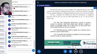 Aula ao vivo   27 03 dir civil 3 caps 5 e 6