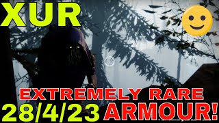 Destiny 2 Xur Location 28th April 2023 ALL CLASSES! EXTREMELY RARE ARMOUR SETS & NASTY GLAIVE!