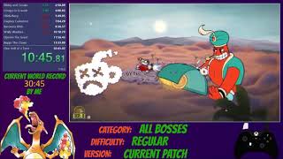 [Former World Record] All Bosses Speedrun - 30:41 - Current Patch, Regular, Solo - Cuphead