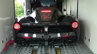 Black LaFerrari delivery in Sweden