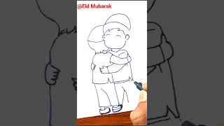 #eidmubarak #drawing #shorts #art #easy #cute 🎧💞#painting 🌈#creative 🎁🎄#artwork ❤#draw