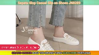 sepatu wanita terbaru korea,Sepatu Slop Casual Slip on Shoes,sepatu korea wanita shopee