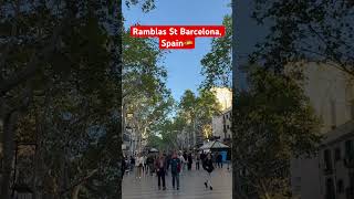 BUSIEST STREET IN BARCElONA, SPAIN🇪🇸😍