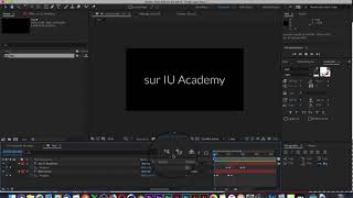 Faire une animation basique sur After Effect