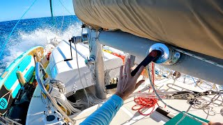 UGLY SAILING: Breaking Stuff, Dumb Mistakes, Wind Noise & Salt Spray | Sailboat Story 269