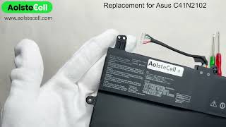 Replacement battery for Asus C41N2102 15.52V 56Wh 4 cells