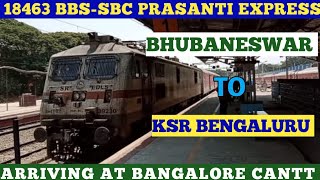 Watch Prashanti Express Pull into Bangalore Cantt Station #train