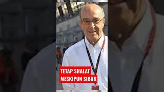 TETAP SHALAT MESKIPUN SIBUK, MARSHALL SIRKUIT MANDALIKA DI PUJI BOS DORNA #shorts