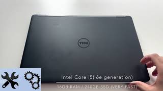 Dell latitude E5470 full HD/ Intel core i5 after upgrade to 16gb ram( very fast laptop)