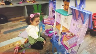 Çocuklar için Oyun Alanı Oyuncak Büyük Ev Barbie Karavan Baby Alive bebek ve Çocuk Oyuncakları Var