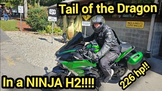 First TAIL OF THE DRAGON in the NINJA H2