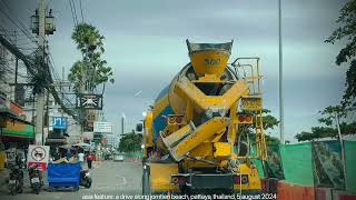 asia feature: a drive along jomtien beach, jomtiensaineung road, pattaya, thailand, 5 august 2024