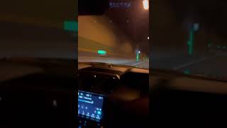 Corvette c7 and Mustang makes terror in the night