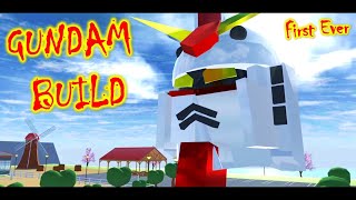 FIRST EVER GUNDAM BUILD IN THE GAME!! | Sakura School Simulator