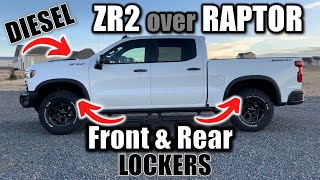 Why I chose the Silverado ZR2 Bison OVER the Ford F-150 Raptor