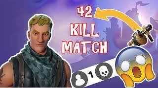 UNBELIEVABLE 42 KILL GAME IN FORTNITE BATTLE ROYALE!!!!! FULL  MATCH!!!!