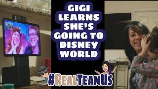 Walt Disney World Surprise For Gigi From Real Team Us