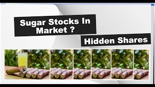 Sugar Stocks in India ? Dalmia Bharat Sugar, Balrampur Chini Mills