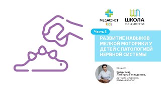 Развитие навыков мелкой моторики у детей с патологией нервной системы (часть 2)