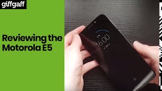 Motorola E5  |  Phone Review  | giffgaff