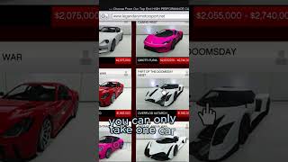 SECRET TRICK WITH SUPERCARS #gta #shorts