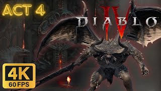 Diablo IV - Werebear & Wolves Druid Act 1 (4K60FPS No Commentary World Tier 2)