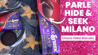 Parle Hide & Seek Milano Choco Filled Biscuits/Biscuit/Food/Chocolate/Snacks/Tea|Catchy Fusion