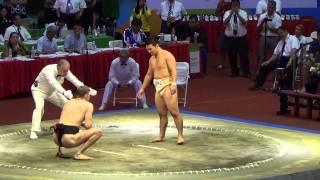 Сумо.Чемпионат мира по Сумо 2014  (POL vs  JPN)