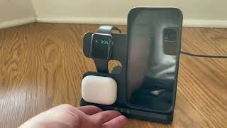 JARGOU 3 in 1 Wireless Charging Station Wireless Charger Review