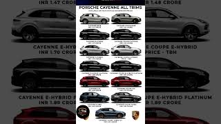 Porsche Cayenne All Trims #Shorts