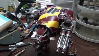 Repairing Apollo: Repairs complete. A look at the full Warhound TItan