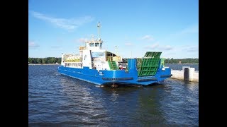 ПАРОМ ИЗ КЛАЙПЕДЫ НА КУРШСКУЮ КОСУ/FERRY FROM KLAIPEDA TO THE CURONIAN  SPIT