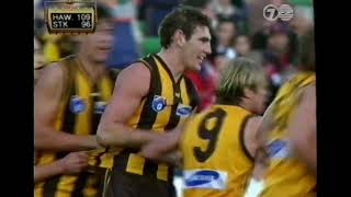 Hawthorn Hawks vs St Kilda Saints AFL, Round 12 1999