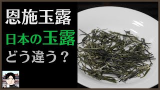 中国の恩施玉露と日本の玉露、決定的な違いは○○の有無！