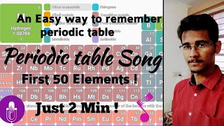 Periodic table Song | First 50 elements in periodic table|