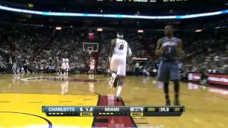 LeBron James HUGE Windmill Dunk vs. Bobcats (in HD)